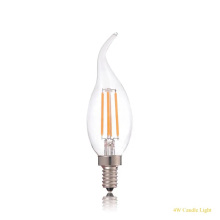 Glass Chandelier Candle Lighting bulbs